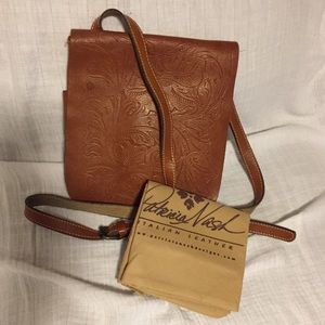 Patricia Nash Tan Leather Crossbody